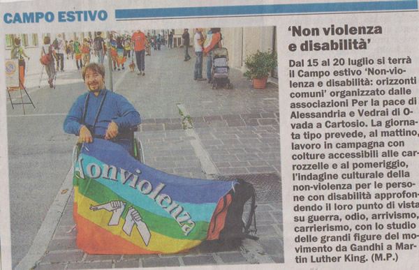 Non violenza e disabilità